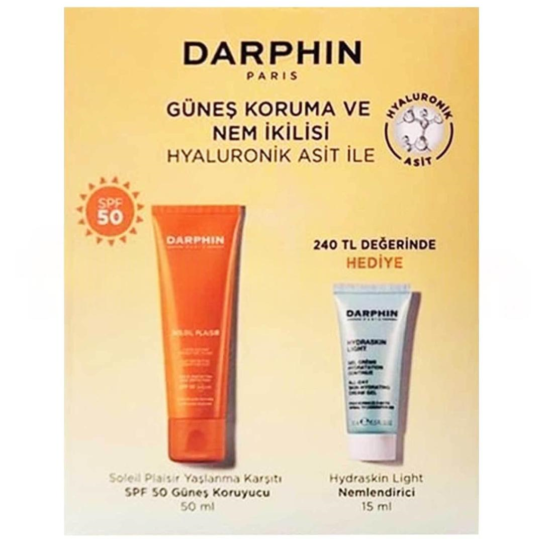 Darphin Soleil Plaisir Güneş Koruyucu SPF50+ 50 ml + Darphin Hydraskin Light Nemlendirici 15 ml