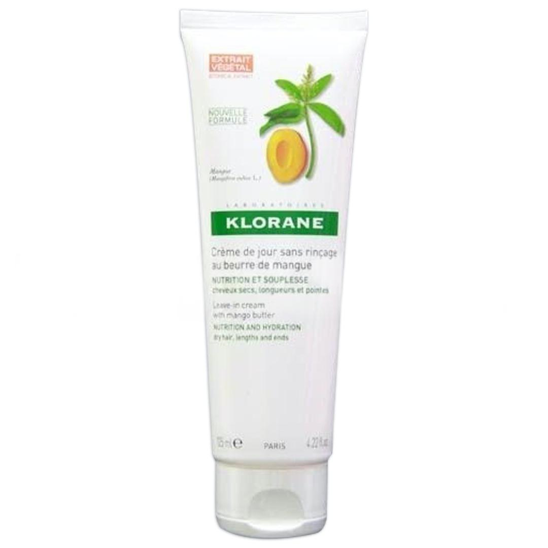 Klorane Mango İçeren Durulanmayan Kuru, Boyalı, Yıpranmış Saçlar İçin Bakım Kremi 125 ml