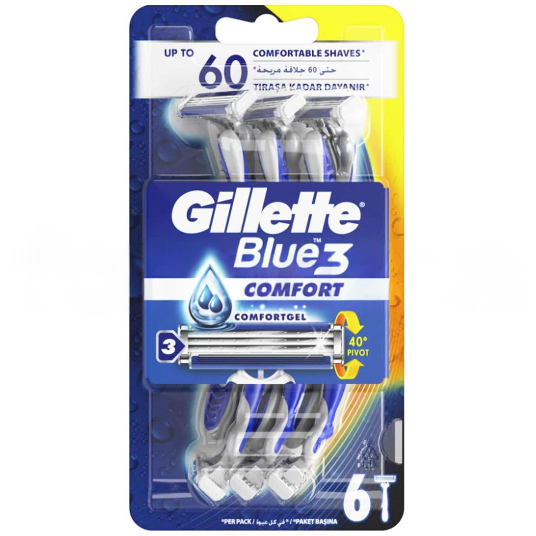 Gillette Blue 3 Comfort Tıraş Bıçağı 6'lı