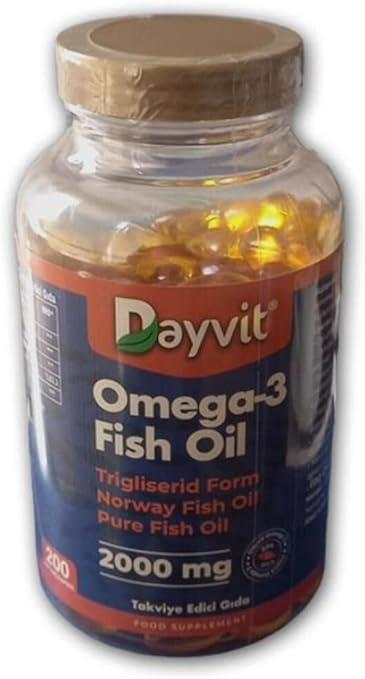 Dayvit Omega-3 200 Kapsül Balık Yağı