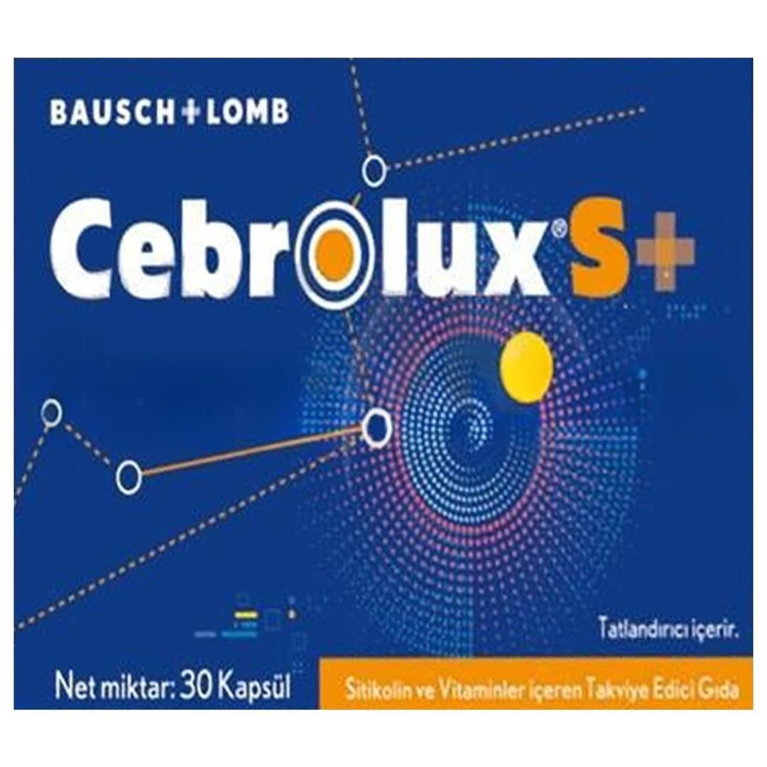 Cebrolux S + Sitikolin Vitamin 30 Kapsül