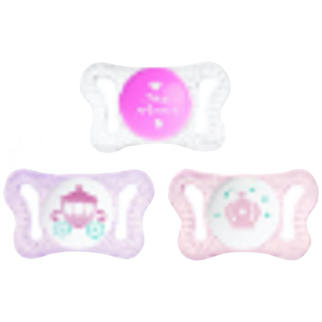 Chicco Physio Micro 0-2 Ay Silikon Emzik 2'li - Kız