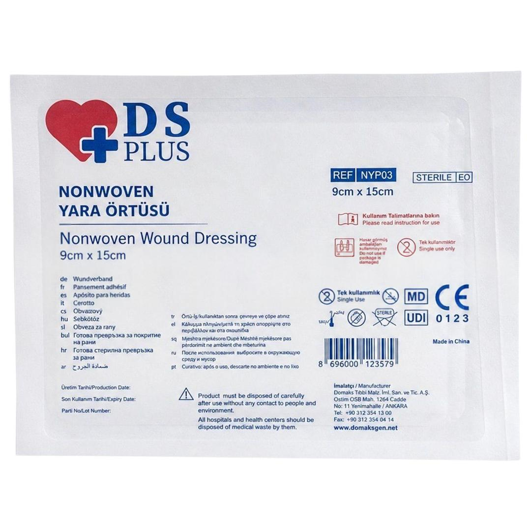 Nonwoven Damla Sağlık Yara Örtüsü 9X15 Tekli