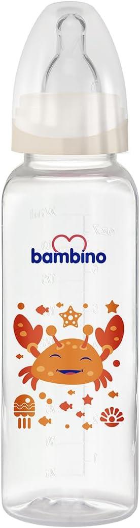 Bambino Düz PP Biberon 250 ml - Blister