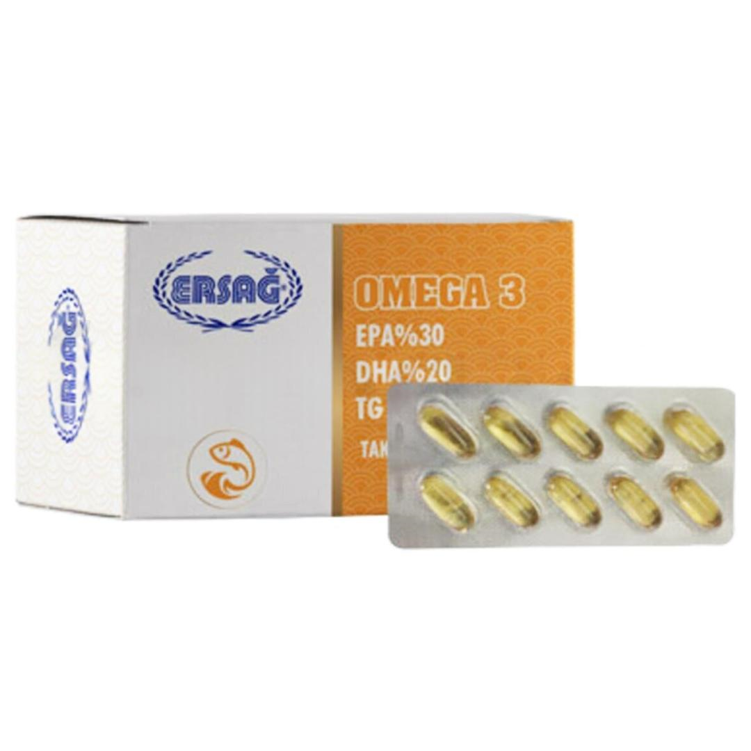 Ersağ Omega 3 Balık Yağı 80 Kapsül