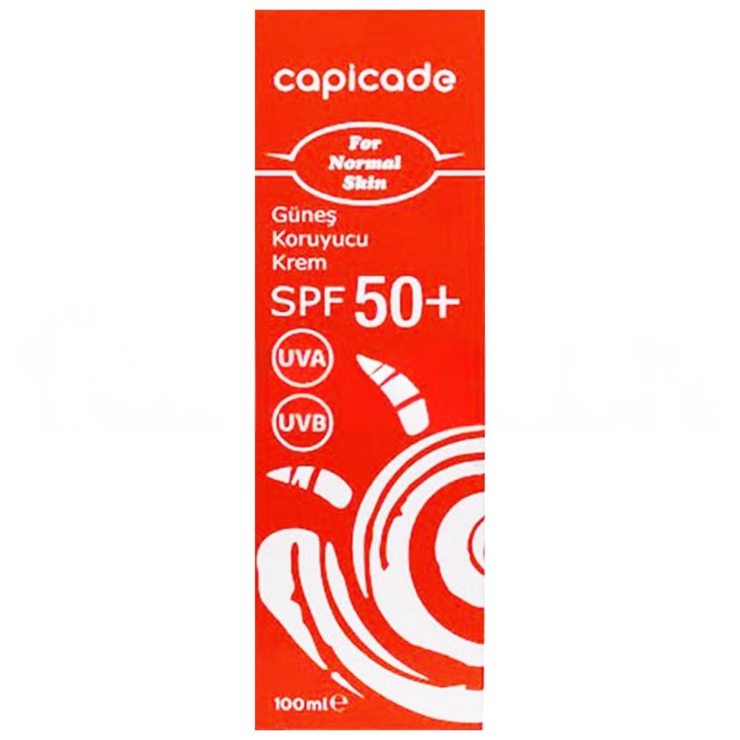 Capicade Güneş Koruyucu Krem Normal Ciltler İçin SPF50+ 100 ml - Eski Ambalaj