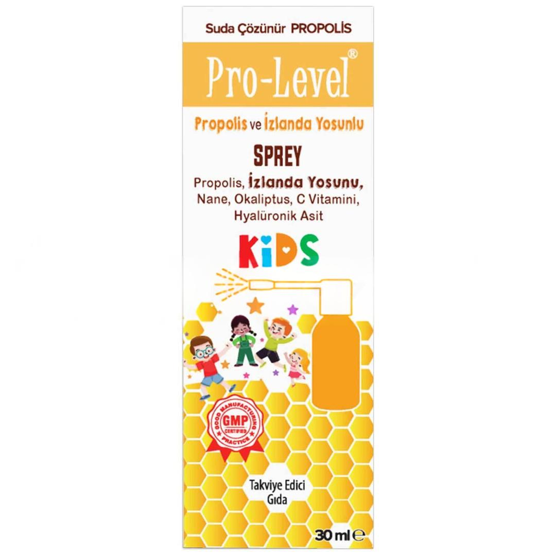 Pro Level Kids Propolisli Boğaz Spreyi 30 ml