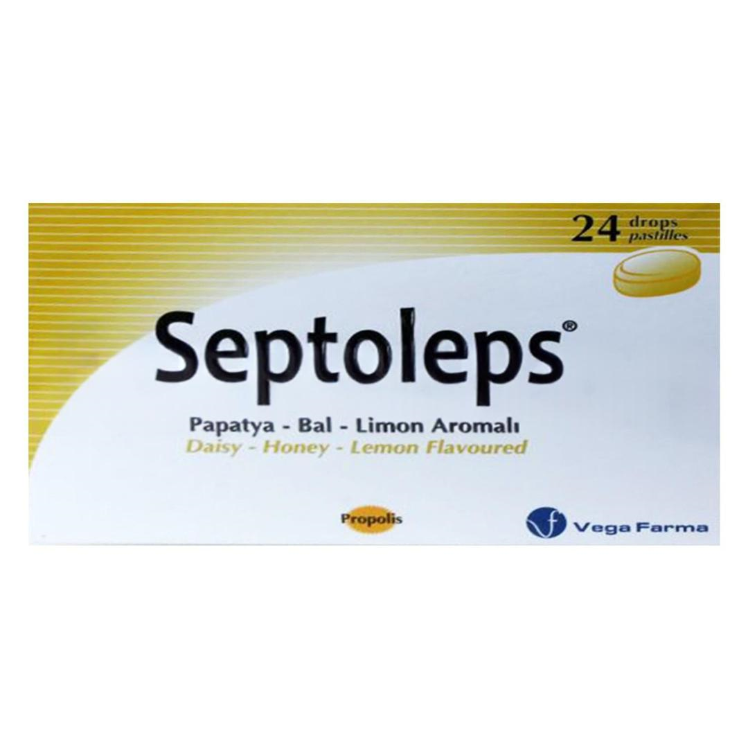 Septoleps Papatya Bal Limon Aromalı Pastil 24'lü