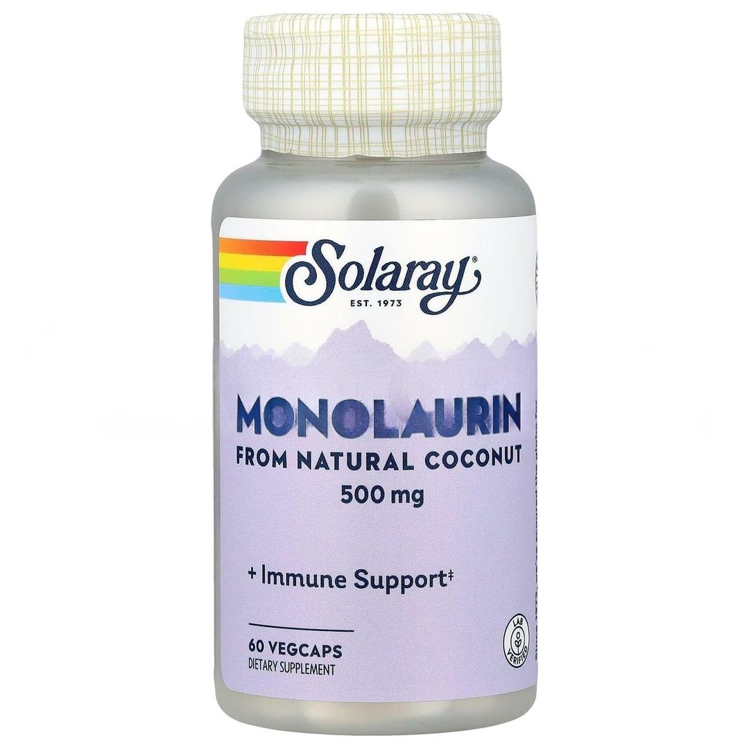 Solaray Monolaurin 500 mg 60 Vegcaps - İthal
