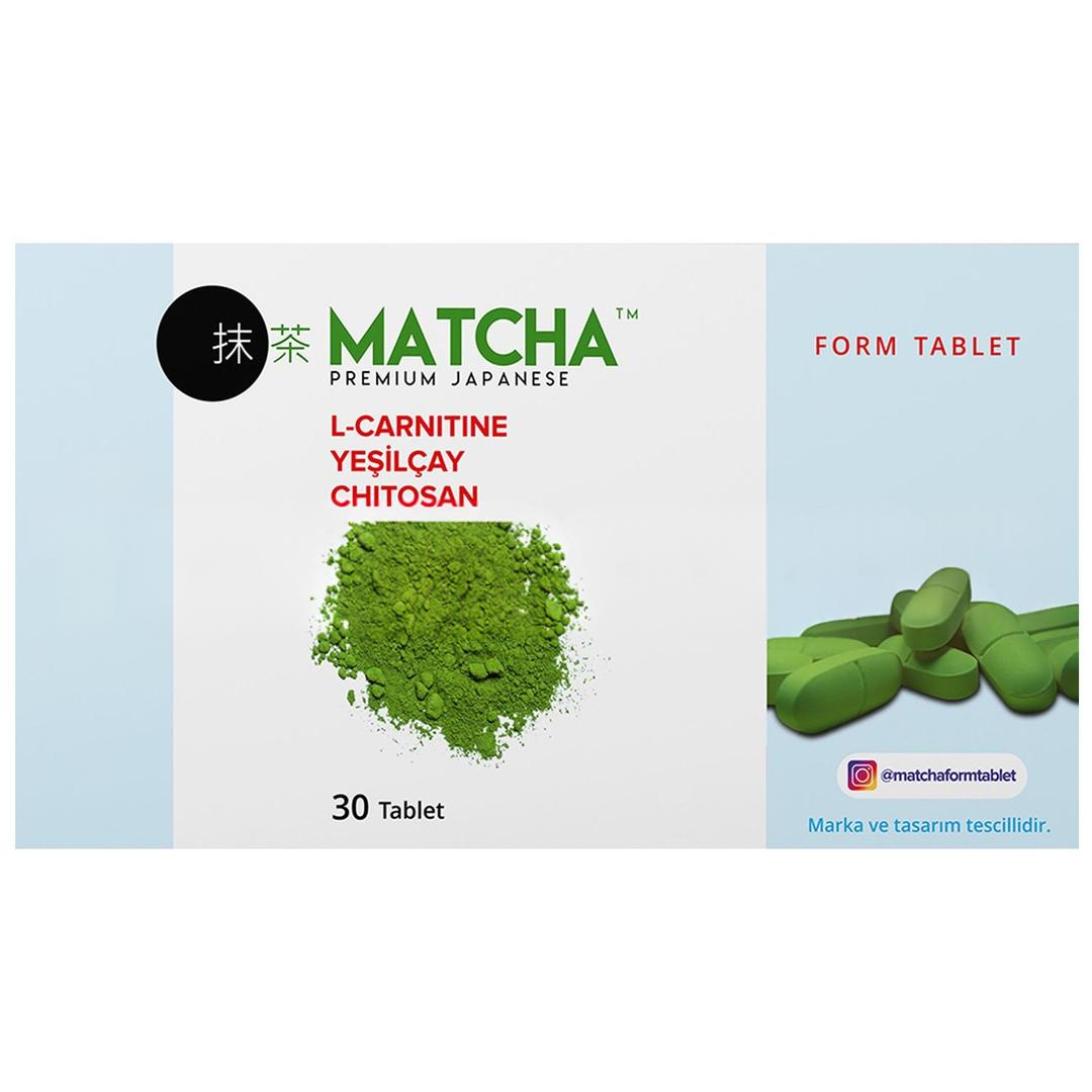 Matcha L-Carnitine Yeşil Çay 30 Tablet