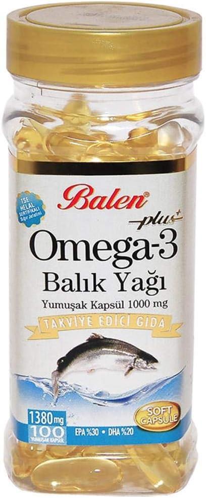Balen Omega-3 1380 mg 100 Kapsül Balık Yağı