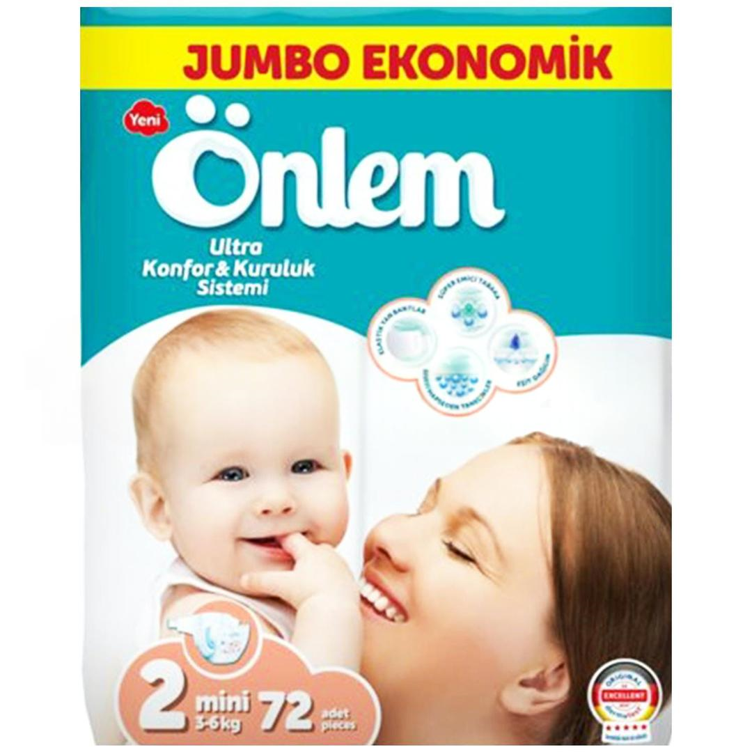 Önlem Çocuk Bezi 2 Numara (3-6 kg) 72'li