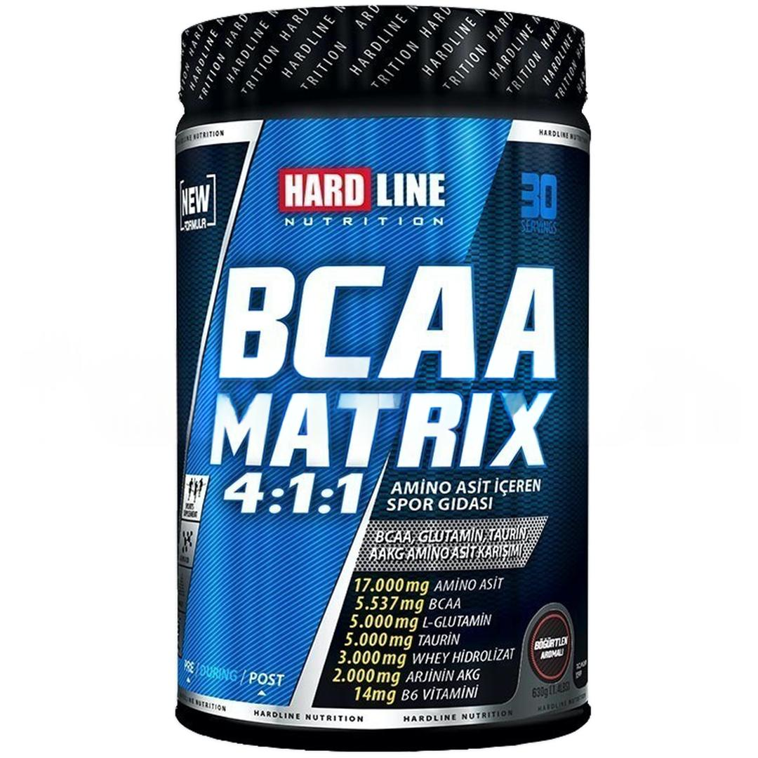 Hardline Nutrition BCAA Matrix 4:1:1 Böğürtlen 630 gr