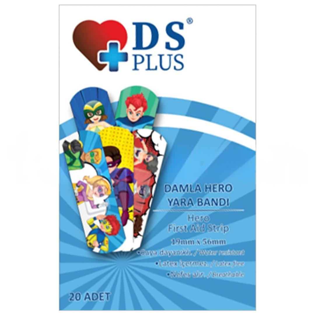 Ds Plus Hero Erkek Çocuk Yara Bandı 20'li