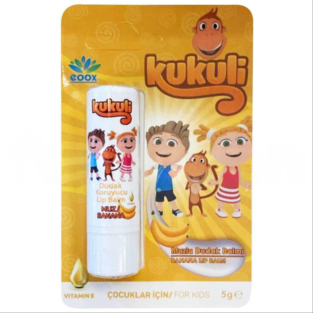 Eoox Kukuli Dudak Koruyucu Lip Care Muz 5 gr