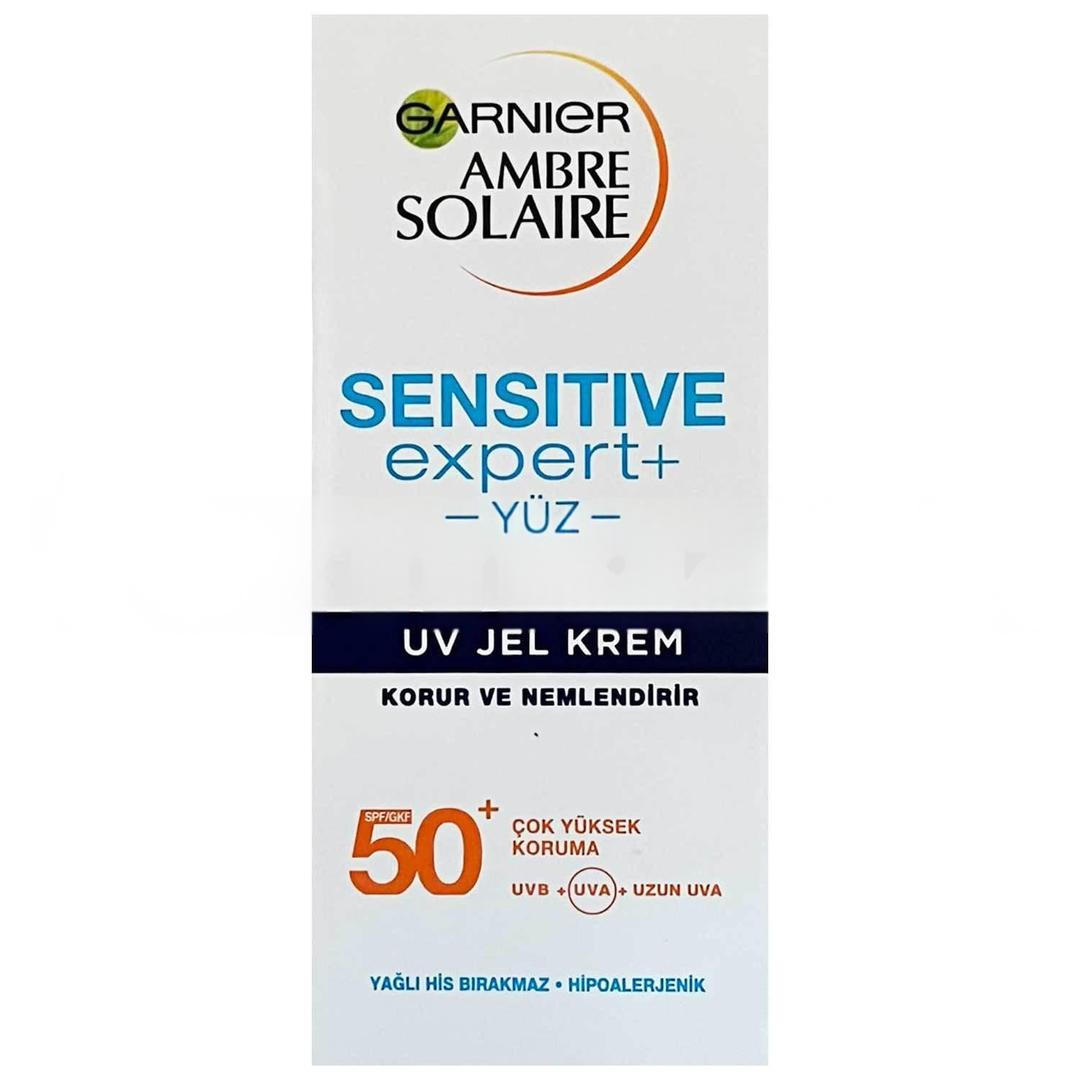 Garnier Ambre Solaire Sensitive Expert Yüz Jel Güneş Kremi SPF50+ 50 ml