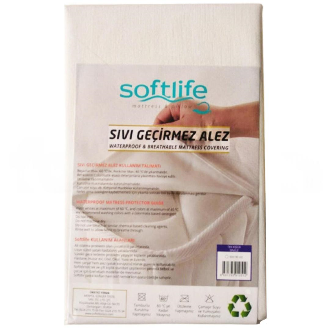 Softlife Sıvı Geçirmez Alez Tek Kişilik 90x190 cm