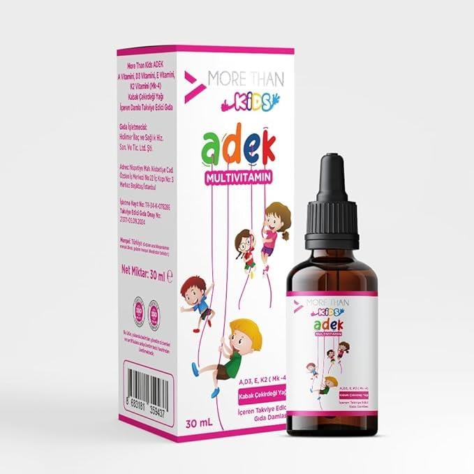 More Than Adek Kids Multivitamin 30 ml Damla