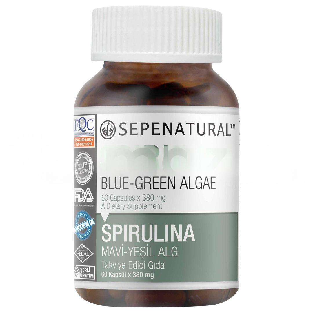 Sepe Natural Spirulina 60 Kapsül