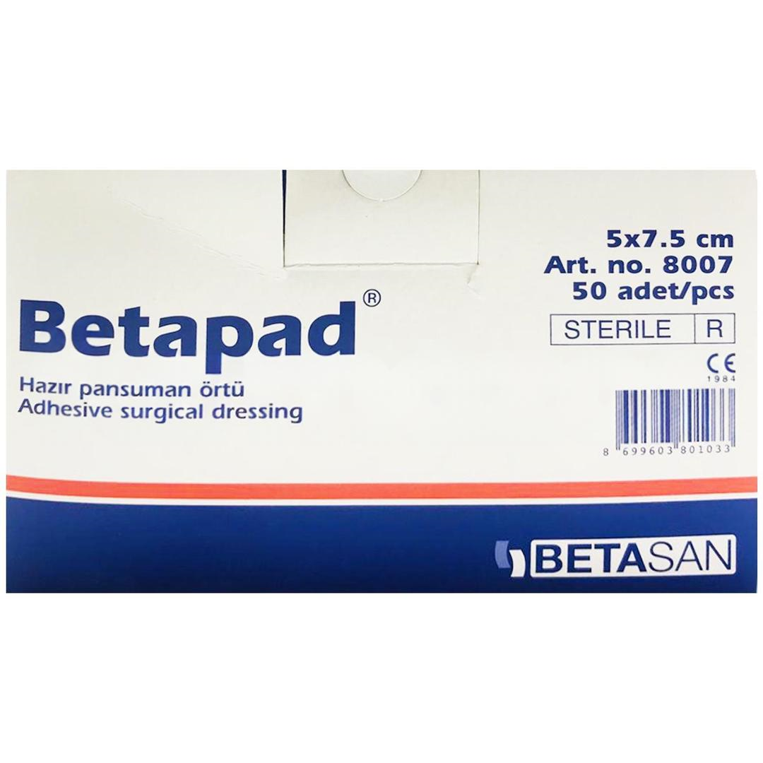 Betapad Hazır Pansuman Örtüsü 5cm x 7,5cm