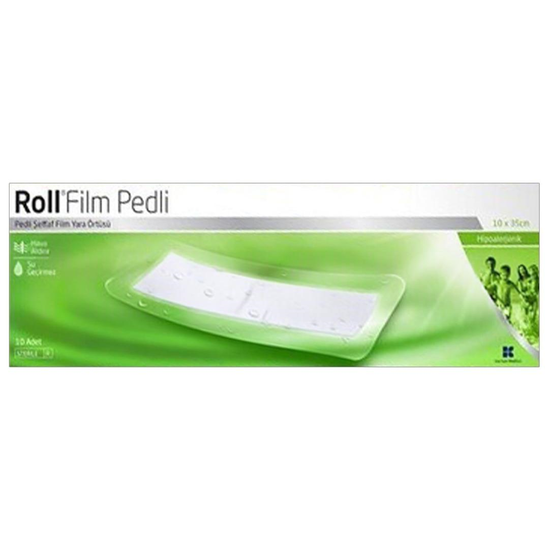 Roll Film Pedli Şeffaf Film Yara Örtüsü 10x35 cm - Tekli