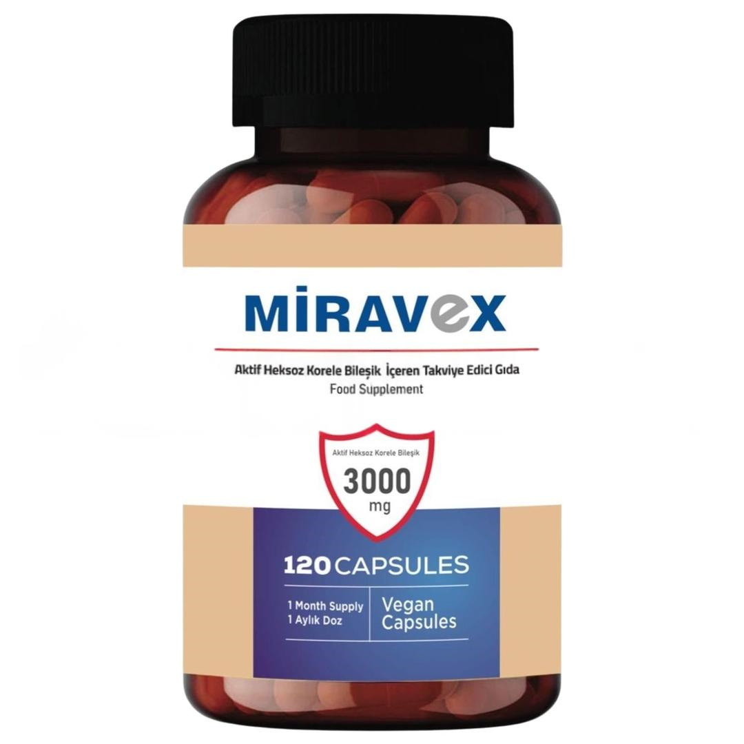 Miravex 3000 mg 120 Kapsül
