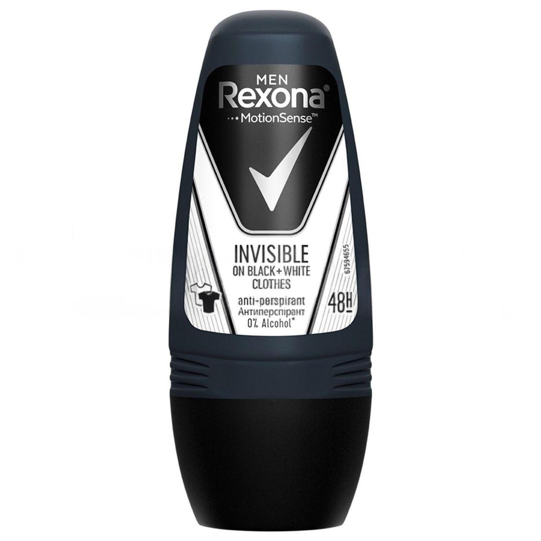 Rexona İnvisible Black White Erkek Roll On Deodorant 50 ml