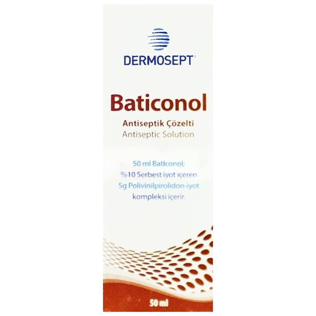 Dermosept Baticonol Antiseptik Çözelti 50 ml