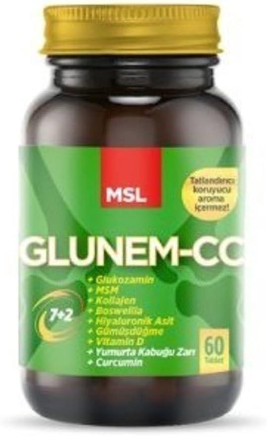 GLUNEM CC Glukozamin Collagen Curcumin 60 tablet