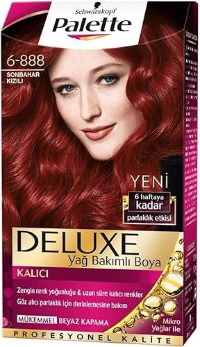 Palette Deluxe 6.888 Sonbahar Kızılı Yoğun Yağ Bakımlı Saç Boyası