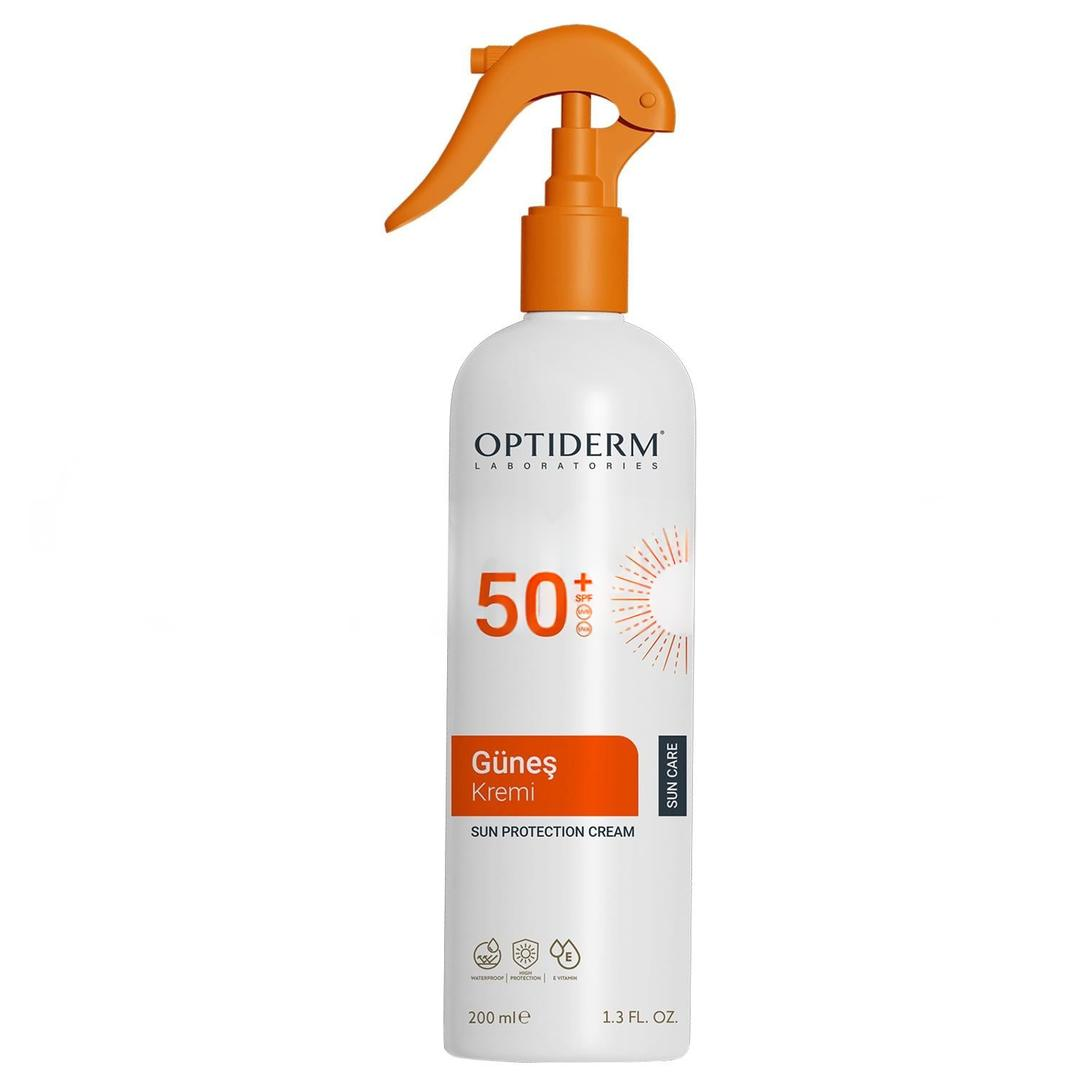 Optiderm Güneş Korumalı Yetişkin Vücut Spreyi Spf50+ 200 ml