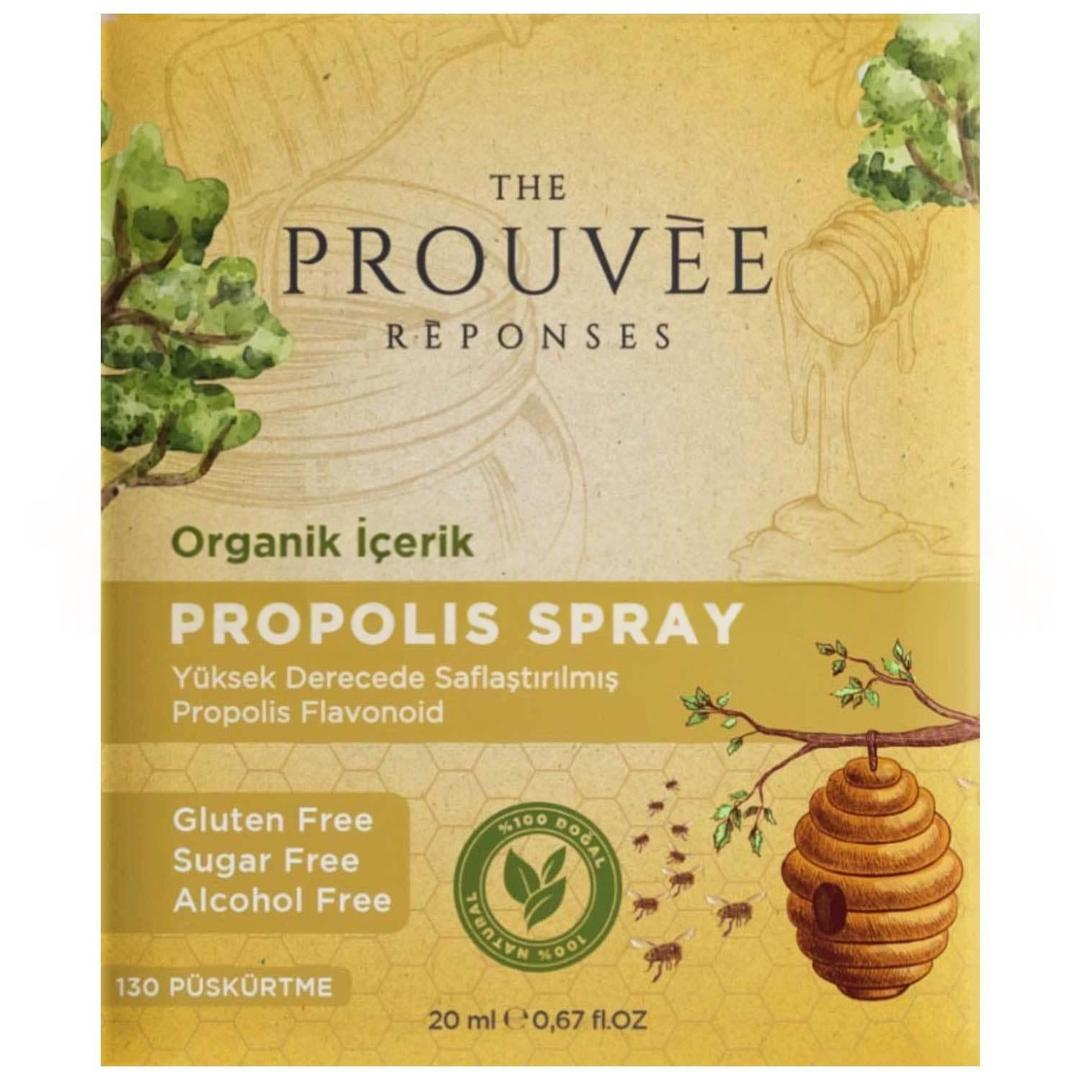 The Prouvée Réponses %100 Doğal Propolisli Boğaz Spreyi Yetişkin 20 ml