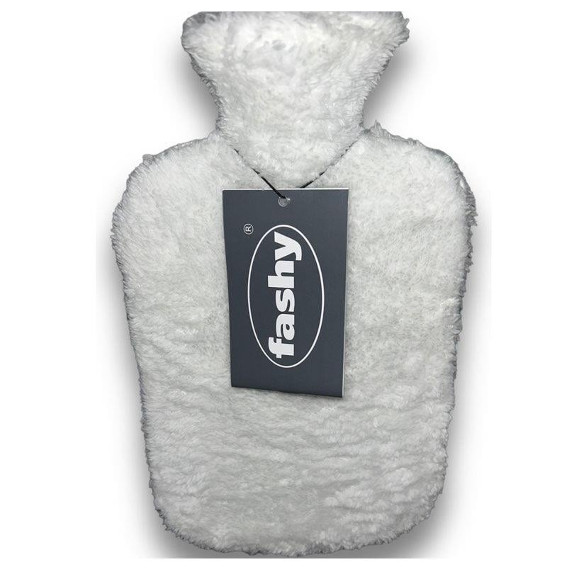 Fashy Beyaz Peluş Kılıflı Sıcak Su Torbası Termofor - 2L