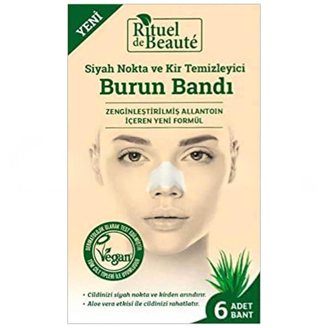 Ritüel De Beaute Siyah Nokta ve Kir Temizleyici Burun Bandı 6'lı