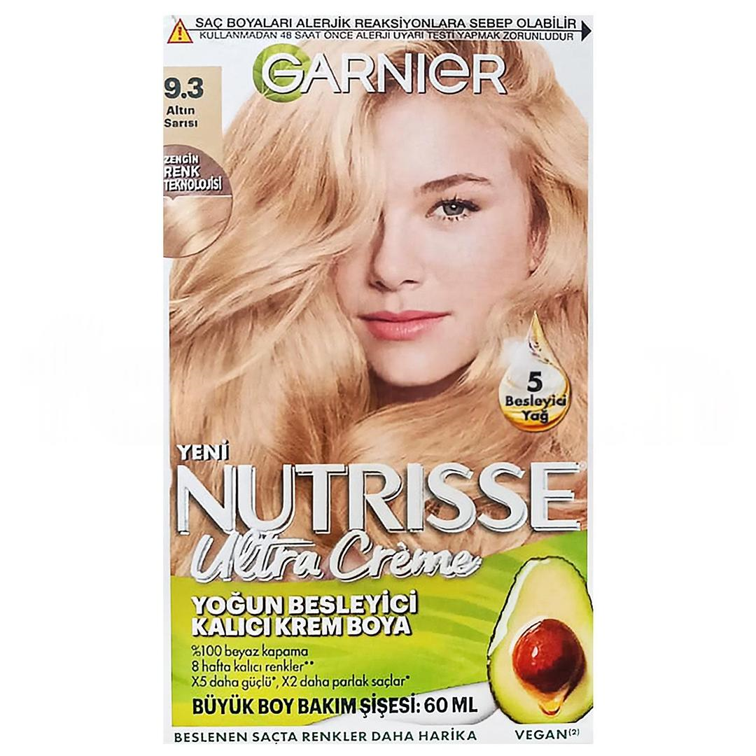 Garnier Nutrisse Yoğun Besleyici Kalıcı Krem Saç Boyası - Altın Sarısı 9,3