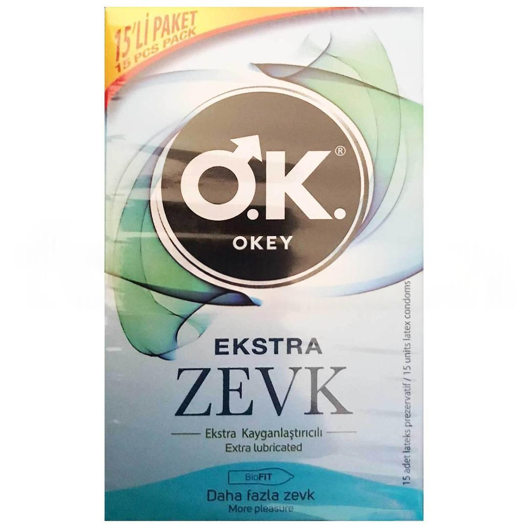 Okey Ekstra Zevk Prezervatif 15'li