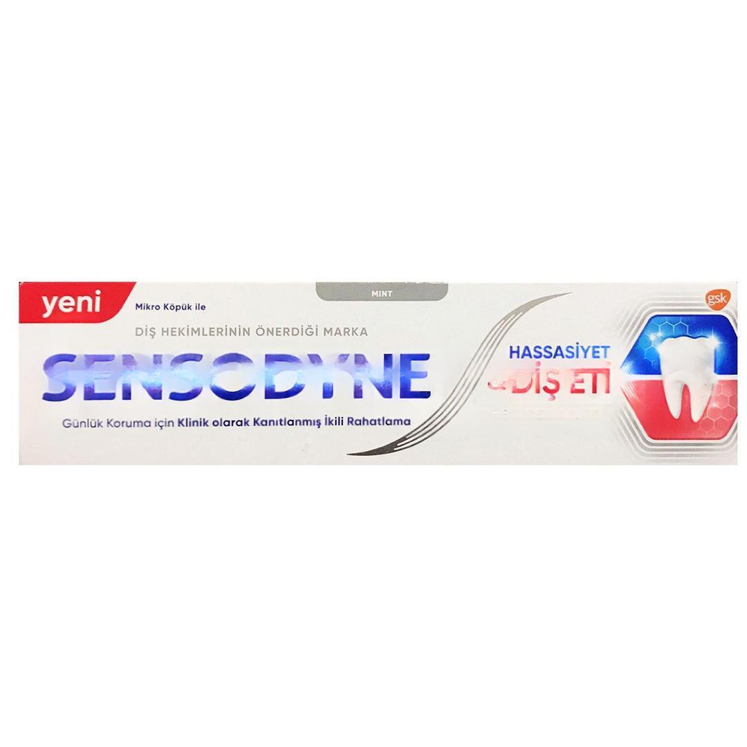 Sensodyne Diş Macunu Hassasiyet Diş Eti Beyazlatıcı Mint 75 ml