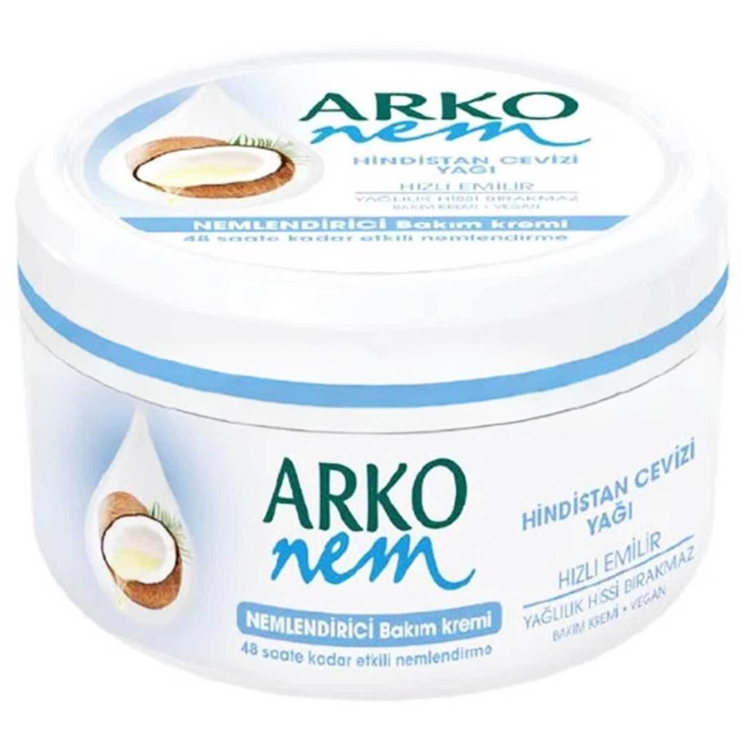 Arko Nem Hindistan Cevizi Yağı Nemlendirici Bakım Kremi 300 ml