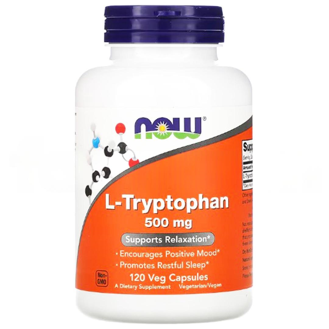 Now Foods L-Tryptophan 500 mg 120 Veg Caps - İthal