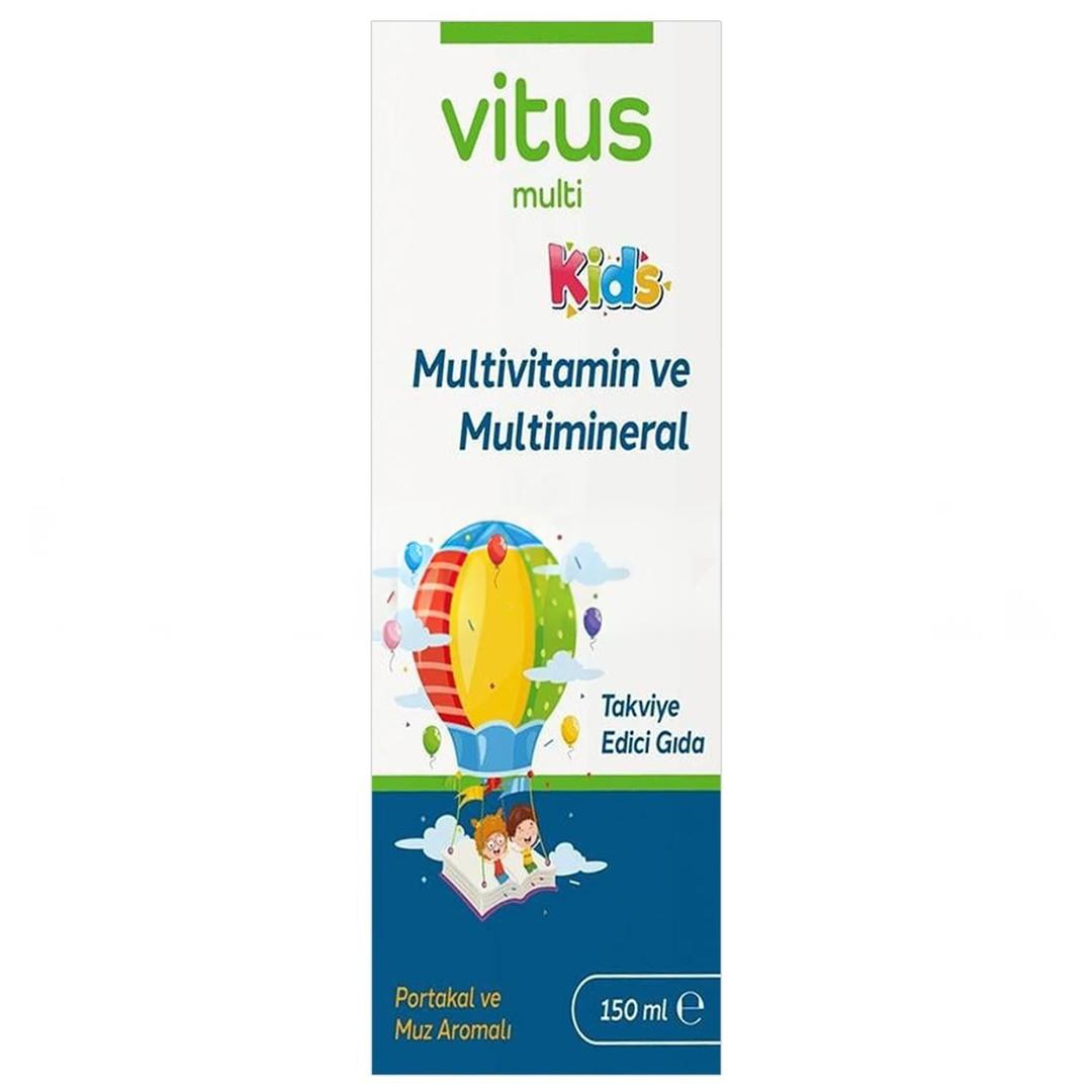 Vitus Multivitamin Muz Portakal Şurup 150 ml