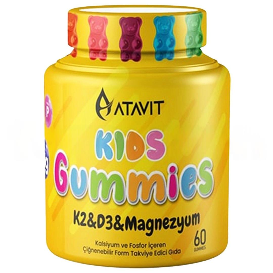 Atavit Kids D3 K2 Magnezyum 60 Gummies