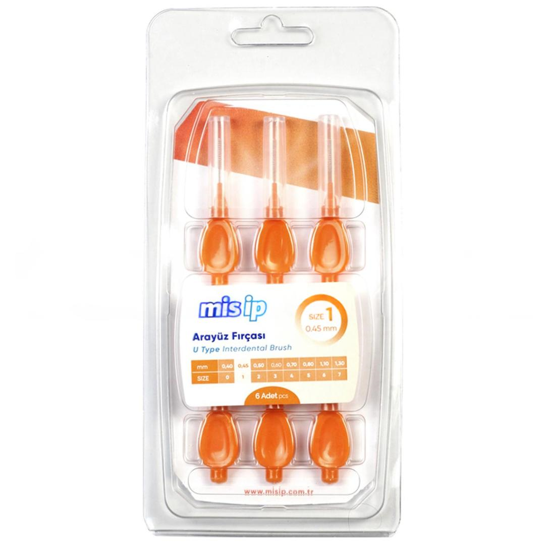 Misip Arayüz Fırçası 0,45 mm Turuncu 6'lı