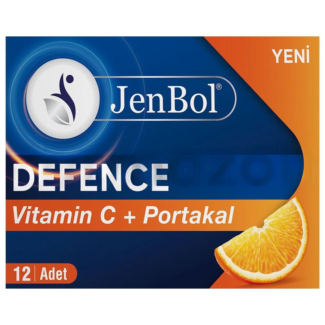Jenbol Defence Vit.C+Portakal Pastil 12 Drops