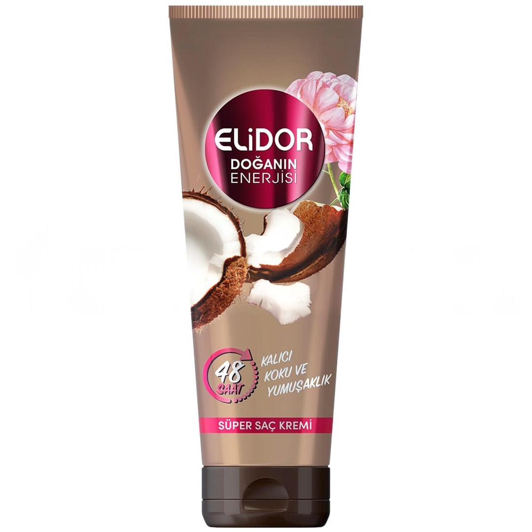 Elidor Doğanın Enerjisi Saç Kremi Tüp 200 ml - Hindistan Cevizi