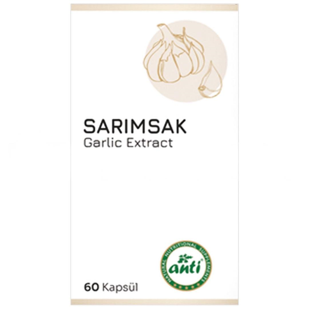 Anti Sarımsak Ekstresi 60 Kapsül