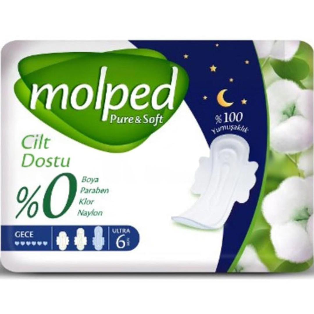 Molped Pure & Soft Tekli Gece 6'lı