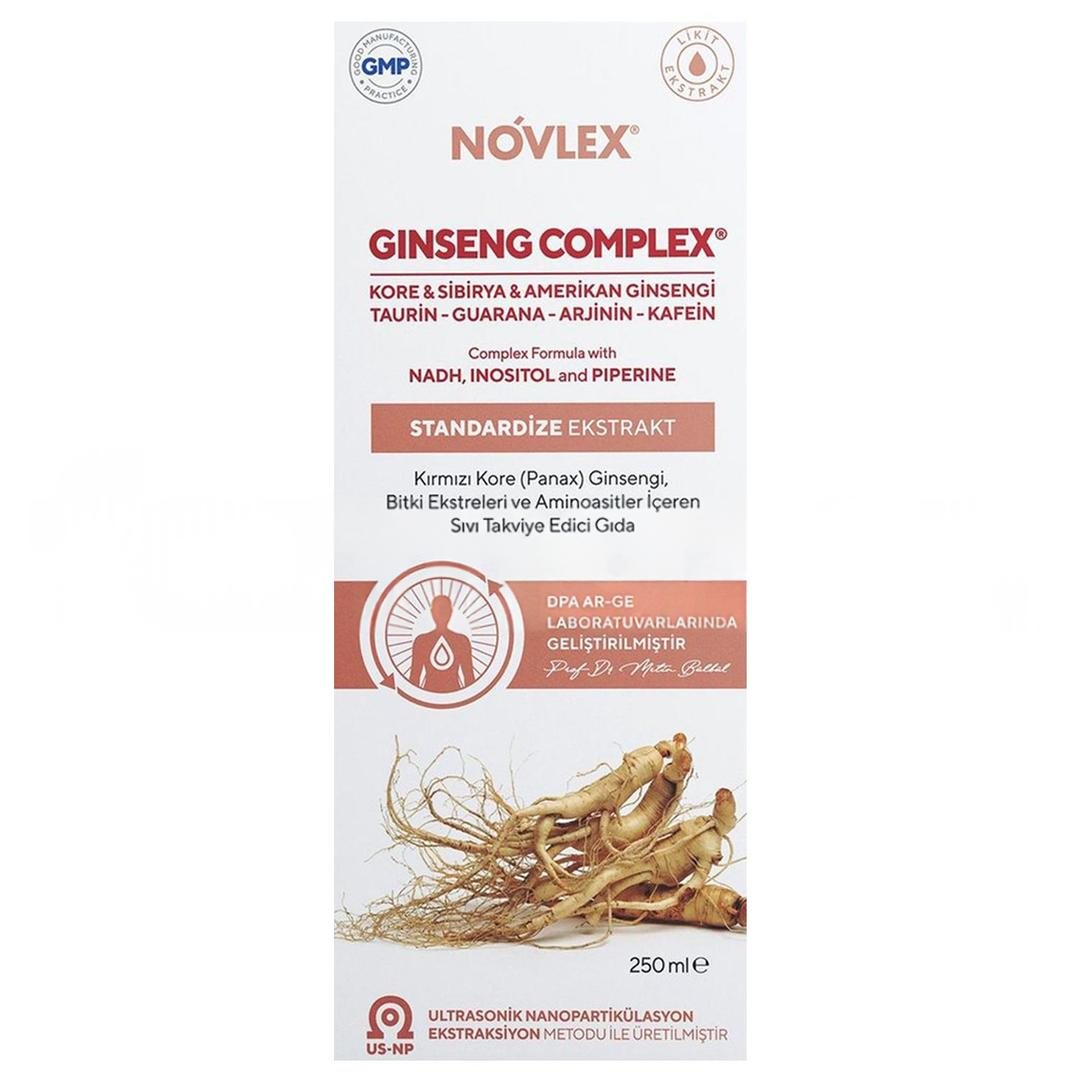 Novlex Gingseng Complex Amerikan Gingsengi ve Bitki Ekstreleri 250 ml