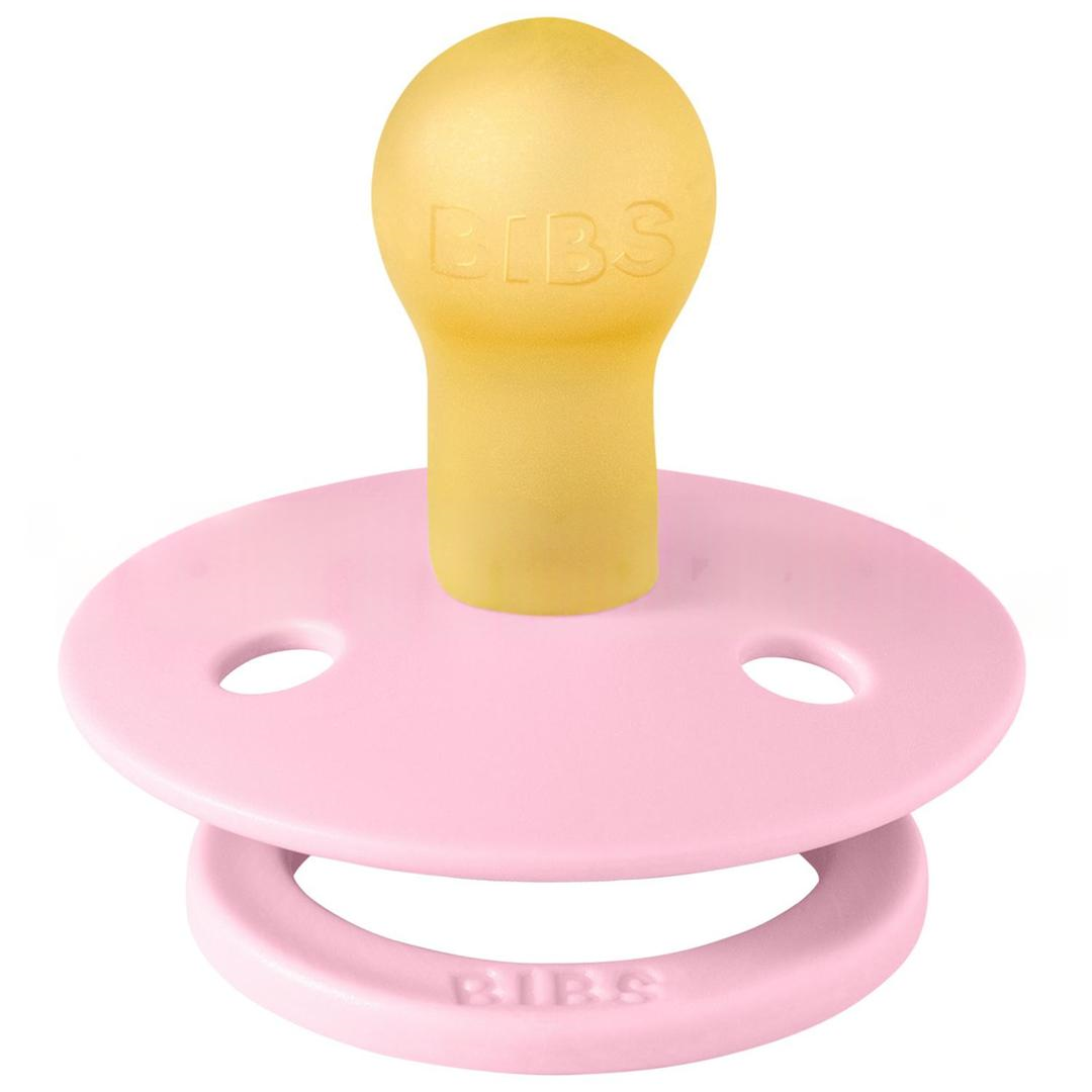 Bibs Colour Kauçuk 0-6 Ay Emzik - Baby Pink