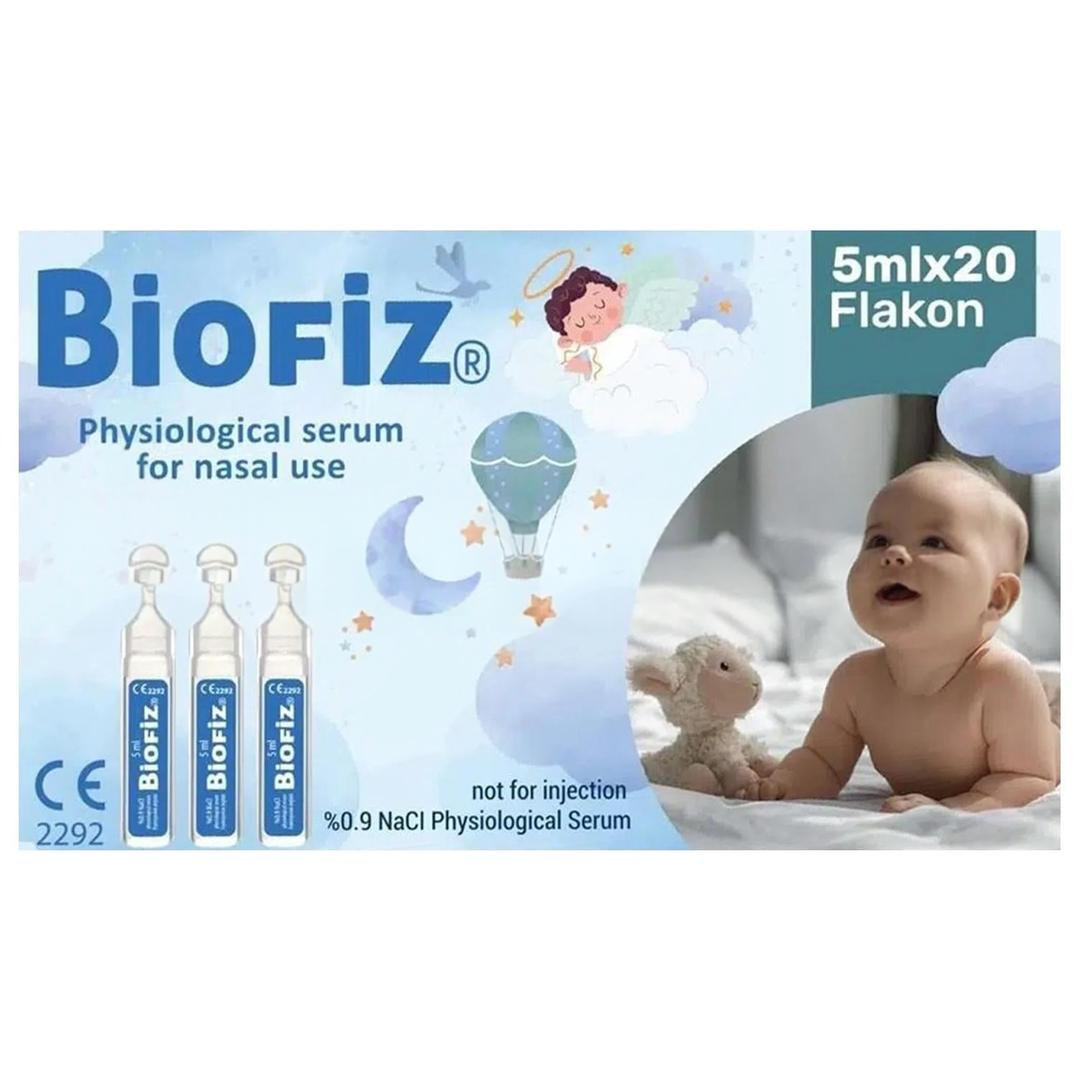 Biofiz Serum Fizyolojik 5 ml x 20 Flakon