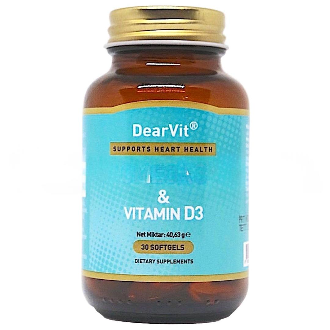 Dearvit Omega 3 & Vitamin D3 30 Softgel